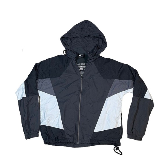 Nike Other - Nike Sportswear Hooded Woven Men's Jacket Anthracite Black Size S  Ar1869-060